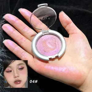 MGL Iridescent Single Eyeshadow – Ultra-Glitter Shimmer, Metallic & Duochrome Pigment for Stunning Eye Makeup, Long-Lasting & Crease-Proof, Creamy Powder Formula(Ideal for Inner Corner, Brow Bone & Cute Aegyo Sal Highlight) Eye Makeup Product