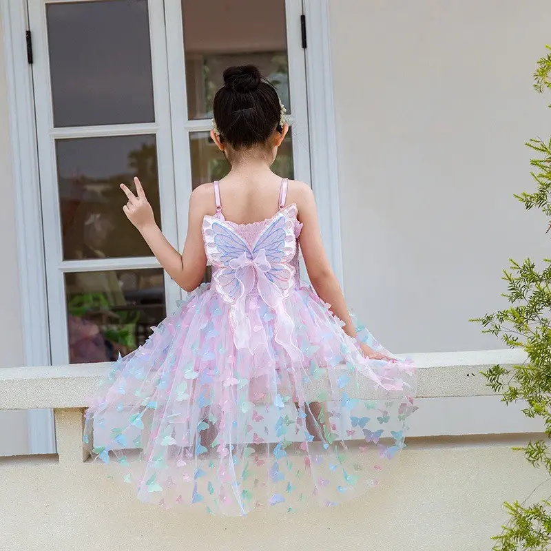 Baby Girls Purple Butterfly Dress Summer Children Colorful Mesh Dress Baby Sling Wings Princess Dress for Birthday 2-6 Years - TikTok Shop Baby Girls Purple Butterfly Dress Summer Children Colorful Mesh Dress Baby Sling Wings Princess Dress for Birthday 2-6 Years - TikTok Shop