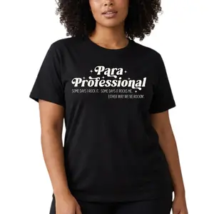 Paraprofessional Short Sleeve T-Shirt , Para Teacher Assistant Tee, Teacher Aide , Chaos Coordinator t-shirt
