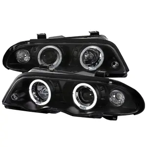 1999-2001 E46 3 Series Sedan Dual Halo Projector Headlights (Matte Black Housing/Clear Lens) 1999-2001 E46 3 Series Sedan Dual Halo Projector Headlights (Matte Black Housing/Clear Lens)