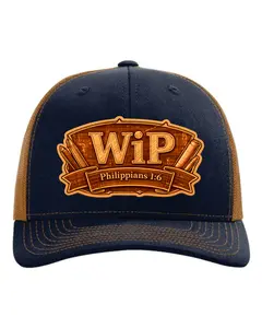 WiP Faith Hat | Philippians 1:6 Leather Patch Richardson 112