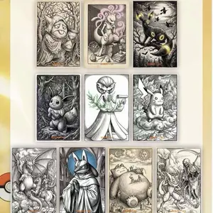 Pokemon Colored Series Collection A6 Boards