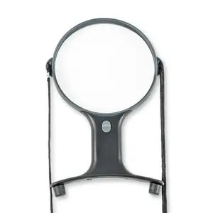 Carson MagniShine 2x Dual LED Hands-Free Lighted Magnifying Glass (HF-66) for Reading and Crafts