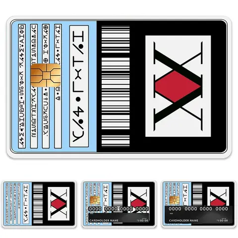 Credit Card Skin Sticker, 4 Counts/set Ultra-thin Waterproof Scratch Resistant Card Skin Sticker, Personalized Bank Card Sticker, Waterproof Stickers