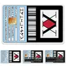 Credit Card Skin Sticker, 4 Counts/set Ultra-thin Waterproof Scratch Resistant Card Skin Sticker, Personalized Bank Card Sticker, Waterproof Stickers