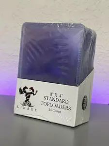 3" x 4" Standard Ultra Clear Toploaders (25 Count) + 100 ct. Penny Sleeves