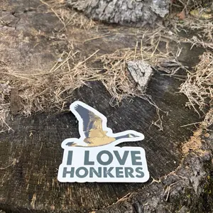 I LOVE HONKERS Sticker 4x3 - Decorative Accessory for Decoration