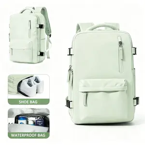 YOUGGELI Large Capacity Waterproof Travel Backpack with USB Charging Port & Shoe Compartment | Durable Laptop Backpack for College, Work, Gym | Unisex Anti-Spill Design for Men & Women outdoorfun Camera geek bag tactical accessories #outdoorfun