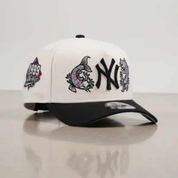 New York Yankees World Series 1999 Chrome Two Tone Edition 9FORTY A-Frame Snapback
