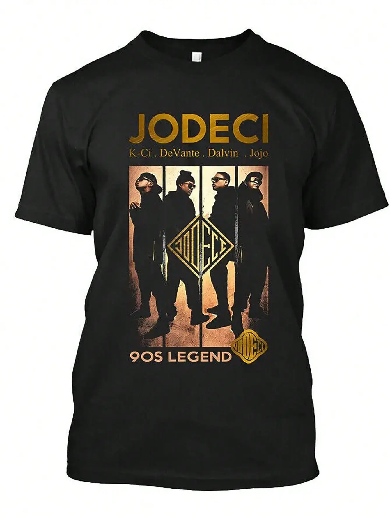 Jodeci S Legend Graphic T-Shirt Cotton Casual Crew Neck Slight Stretch Knit Fabric Regular Fit For Adults All-Season Tee #   High Street Fashion T-Shirts Graphic Tees Graphic Tees Men
