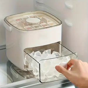 [48 Ice, Double Layer] 48 Ice Countertop Ice Maker |   Double Layer Design, Food Grade Safety |   Suitable For Home, Office, Outdoor