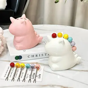 Cute Unicorn Fruit Fork Set, Tableware, Dopa Stainless Steel, Small Safety Cake Dessert Forks, Children Safe, 1 Pack