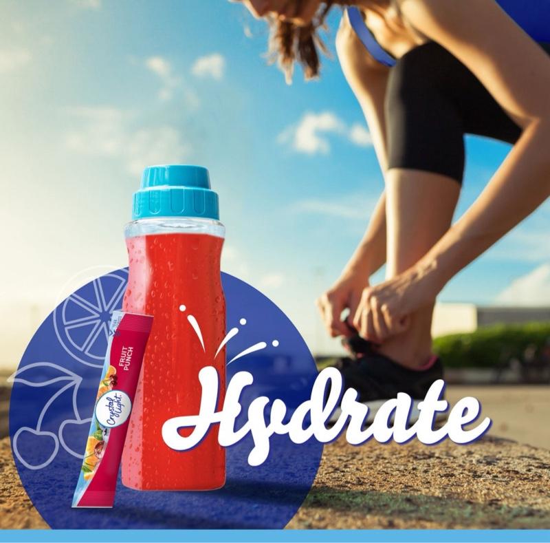 Crystal Light Variety Pack Drink Mix - 60 Packets of Beverage Mixed Powder with Lemonade Fruit Punch Raspberry Lemonade Wild Strawberry Flavor Powdered Orange