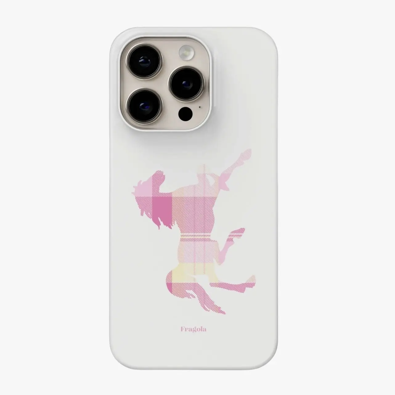 FRAGOLA Marshmallow iPhone Case, Soft Pastel Phone Case, Cute Minimalist Aesthetic Protective Cover, Shockproof Case for iPhone