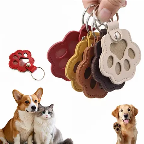 Cute Pets Fur Memory Charm – Paw-Shaped Charm for Collecting Pet Fur, Memorial Gift for Cat or Dog Lovers, Keychain or Necklace Decoration