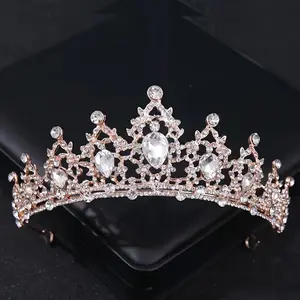 A Crown For Women And Girls, Suitable For Brides, Weddings, Parties, Beauty Pageants, Gothic Costumes, Ladies' Dance Accessories, Crystal Headbands.
