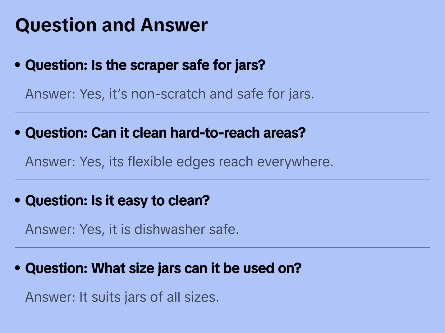 Silicone Jar Scraper Silicone Jar Scraper