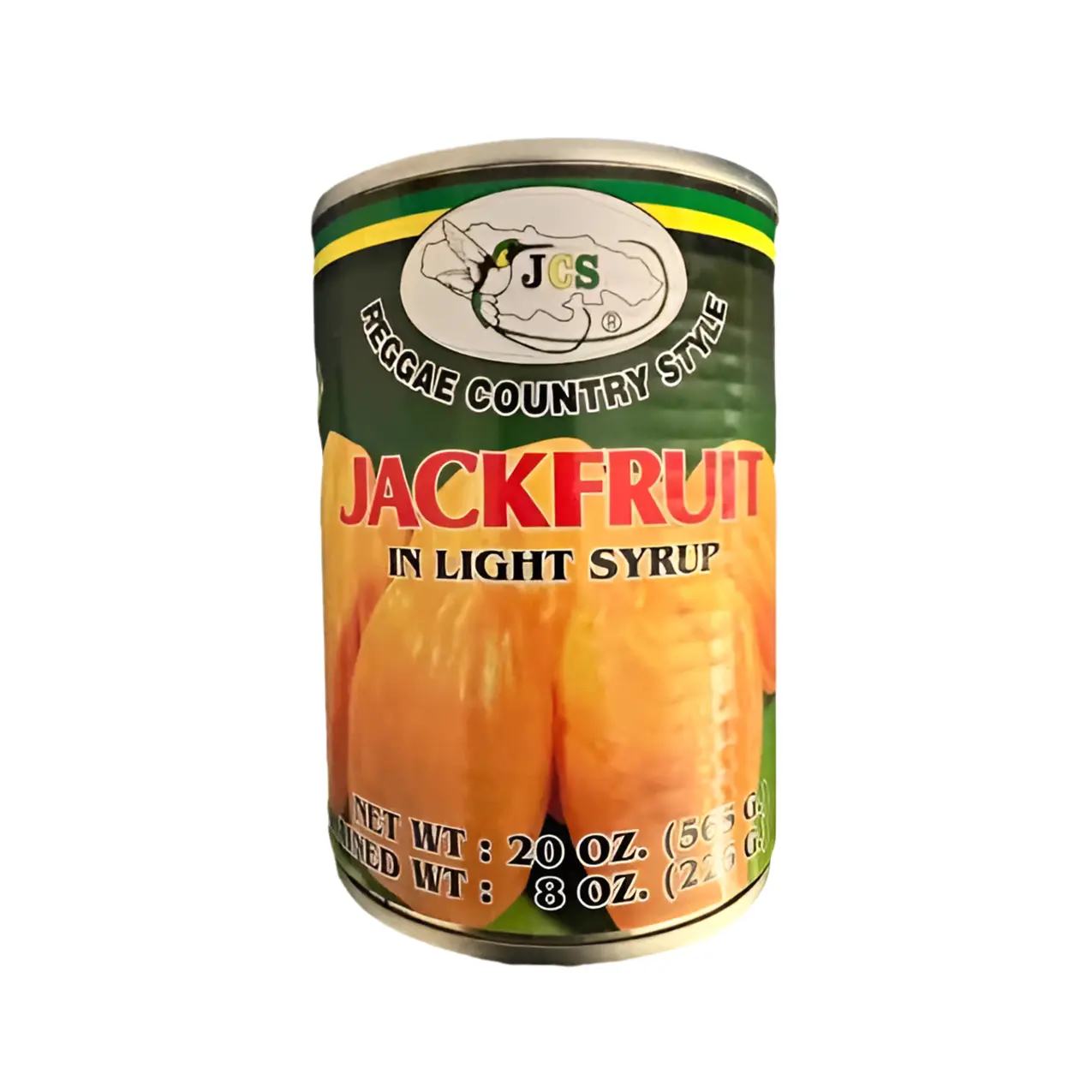 JCS All-Natural Jackfruit in Light Syrup, Chilled Storage Plant-Based Gluten-Free Snack (36 Months Shelf Life, Can Packaging), Fruits, Refrigerated