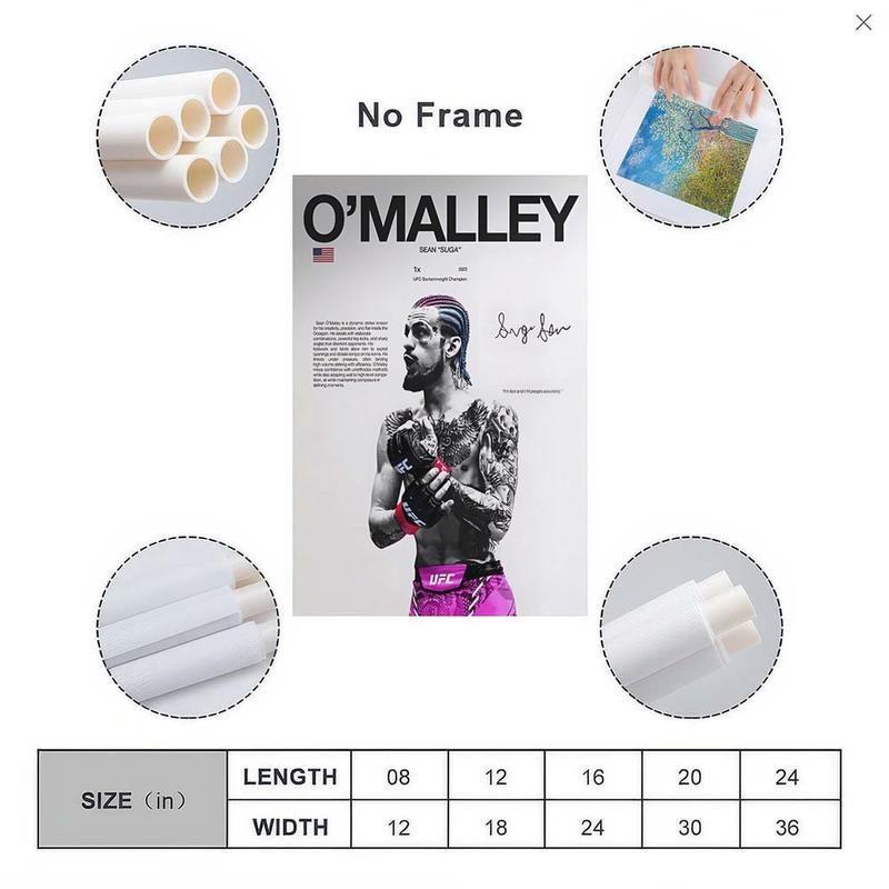 Sean O'Malley poster, UFC wall decoration, MMA digital poster, UFC bantamweight champion, UFC men's gift, sports poster, gym decoration, poster gift