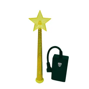2 Pack - Magical Wand Light Smart Socket Plug for Holidays Celebrations Fairy Garden Decoration Colorful Outdoor Indoor Remote Christmas Tree Star Wall Wireless Ornaments