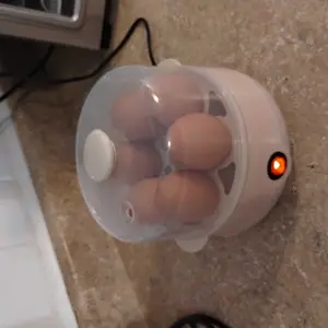 KALLODEAR Rapid Egg Cooker 7 Egg Capacity Electric Egg Cooker for Hard Boiled Poached Scrambled Eggs or Omelets with Auto Shut Off Feature Pink