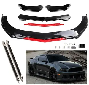 Arespark Front Bumper Lip Splitter, Car Universal Adjustable Spoiler Car Lip Body Kit