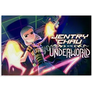 Anime Jentry Chau Vs The Underworld Poster Jentry Chau Poster (2) Canvas Painting Wall Art Poster for Bedroom Living Room Decor