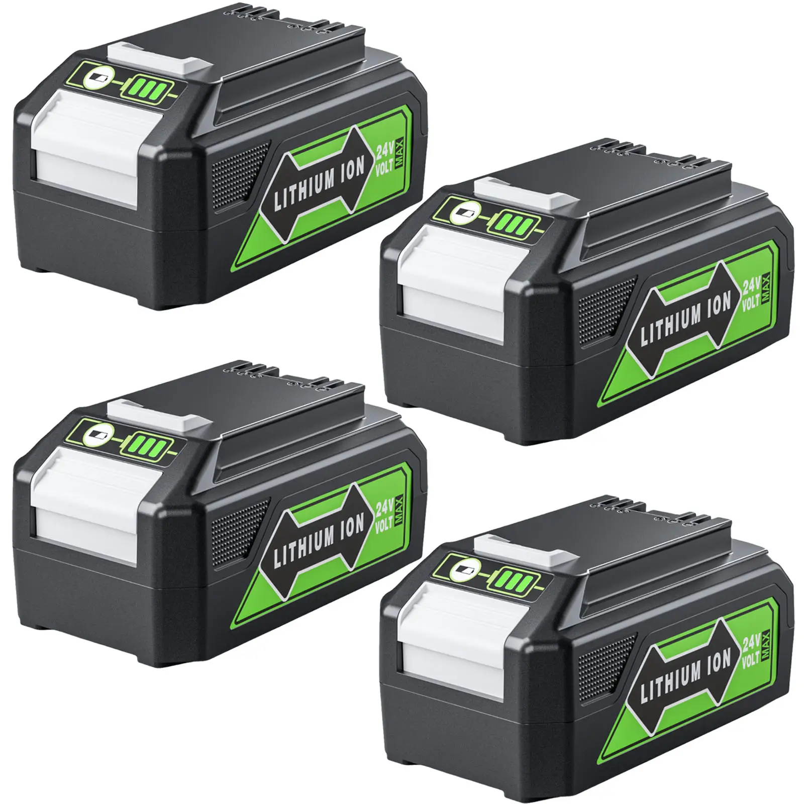 6.0Ah 24V Battery Replacement for Greenworks: 24 Volt Lithium Battery 29842 29852 LB24A020 for Greenworks 24V Trimmer Blower Chainsaw Tools