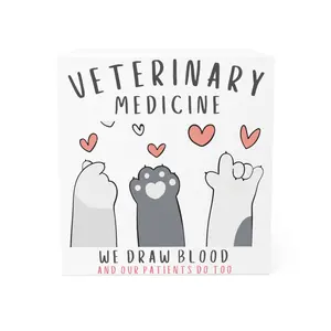Veterinary Notes|Veterinary|Veterinarian|Vet Tech|Vet Nurse|Vet Staff|Kennel|CSR|Veterinary Gift Note Cube|Veterinary Nurse|Vet Medicine|Vet