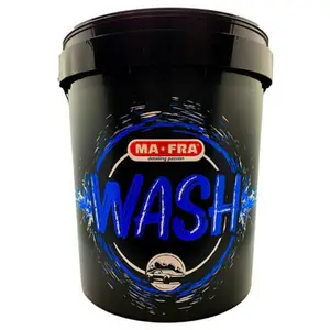 Mafra Wash Bucket | 5-Gallon Detailing Wash Bucket | Heavy-Duty for Two-Bucket Wash System