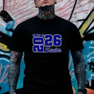 BelleHeaven  Class of 2026 Graduation Tee – Collegiate Style Senior Year Identity Shirt