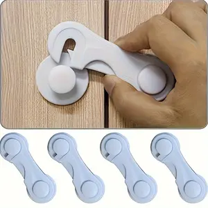 Yitape Super Strong Self-Adhesive Safety Lock, Thick Back Adhesive, One-Piece Application, No Drilling, Damage-Free, Cabinet Drawer Fridge Lock