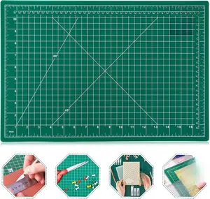 Self Healing Sewing Mat, 12inch x 18inch Rotary Cutting Mat Double Sided 5-Ply Craft Cutting Board for Sewing Crafts Hobby Fabric Precision Scrapbooking Project