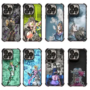 Hot JoJo's Bizarre Adventure SBR Phone Cases | Colorful Manga Shockproof Cover For iPhone 11-17 Pro/Pro Max/Plus & Samsung Galaxy S23-S26 Ultra