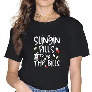 100% Cotton Slinging Pills to Pay the Bills Funny Pharmacist Pharmacy T-Shirt