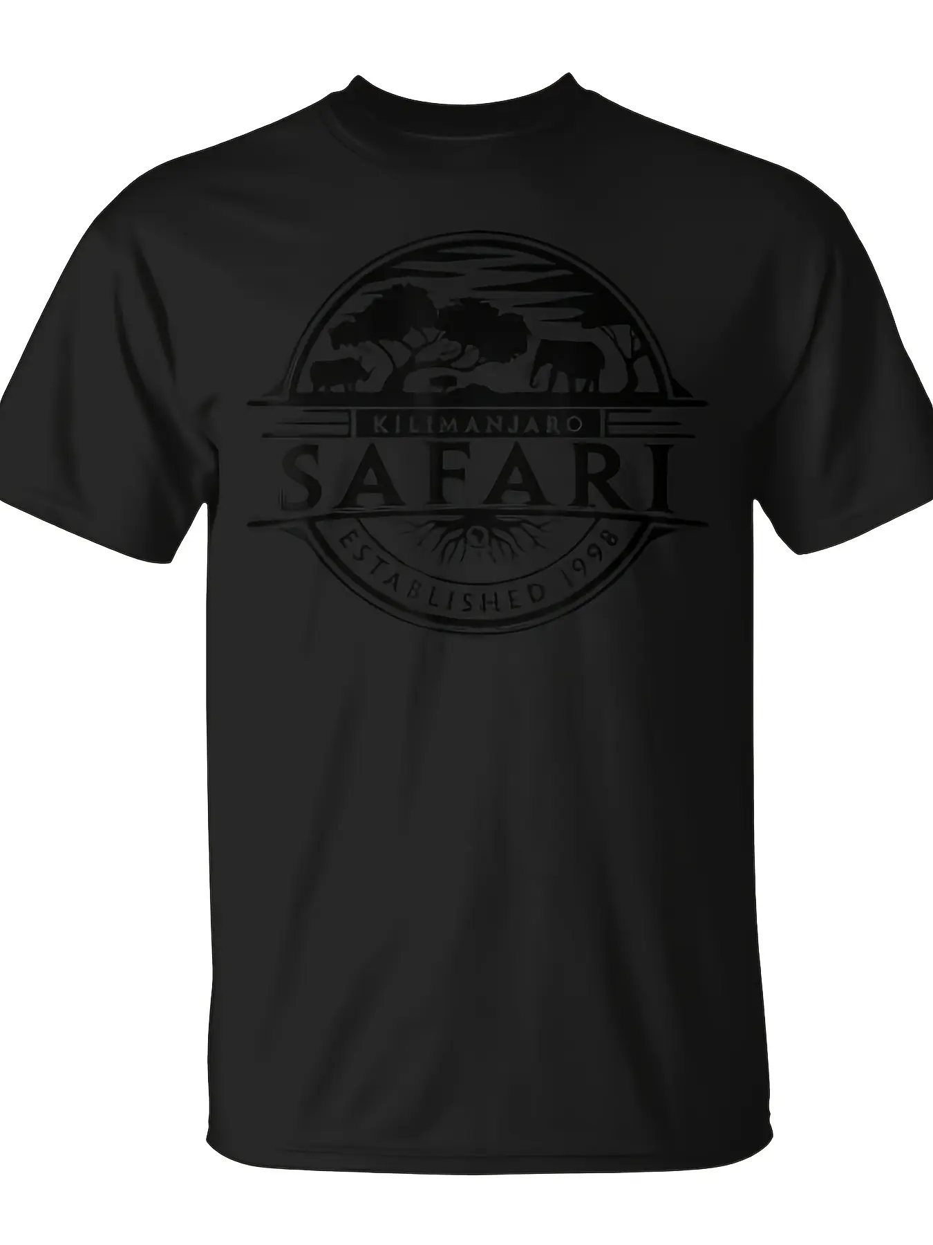 Journey to Kilimanjaro Safari Animal Kingdom Famil unisex soft cotton short sleeve t shirt, vintage graphic casual tee for men women teens, perfect birthday holiday gift for camping travel gym daily street casual wear