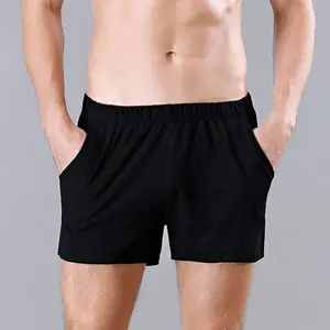 1pc/3pcs Mens Summer Loose Shorts Fashion Comfortable Cotton Boxers Shorts Men Breathable Home Short Sweatpants Casual Shorts