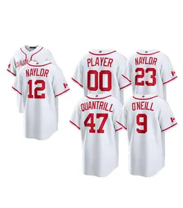 2026 Canada Baseball Jersey White Navy Hot , Classic US Baseball Jersey, Perfect for Game Day & Street Style, Men’s Women’s Sports Jersey