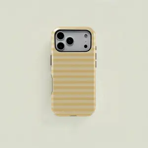 Stripe Phone Case, Light & Stripes, Durable Two-In-One Protection,phone Case Suitable for Iphone 11/12/13/14/15/16/17 Pro Promax Plus Air and Samsung S22/S23/S24/S25 Plus Ultra Fe