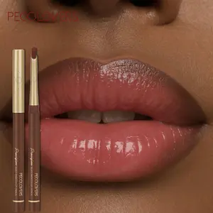 Velvet Matte Lip Pencil, Smooth Texture, Retractable Crayon Lip Liner & Lipstick, Lipliner