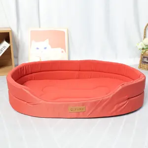 Dog Bed Mat Waterproof All-Season Pet Mattress, Durable Oxford Fabric Dog House Pad, Chew Resistant Puppy Sleeping Area Rug, Shaped Beds