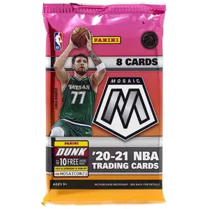 NBA Panini 2020-21 Prizm Mosaic Basketball Trading Card Pack