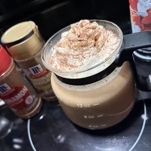 Tiny Brew Coffee Mug with Lid 16oz Glass Creative Cup, Coffee Lovers' Top Choice, Dimensions: 4.9inches tall, 3.8 inches wide, Includes Coaster, Ergonomic Handle Design,MothersDay gift, a little surprise for your loved one