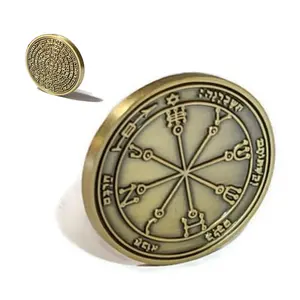Sixth Pentacle of Mars Coin – Solomonic Mars Seal, 72 Names of God