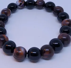 Black Handmade Ghanaian Bead Bracelet
