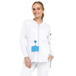 Medichic Elizabeth Zipper Bomber Scrub Jacket