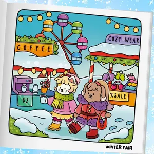 The Jolly Crew Fun & Cozy Christmas Coloring Book