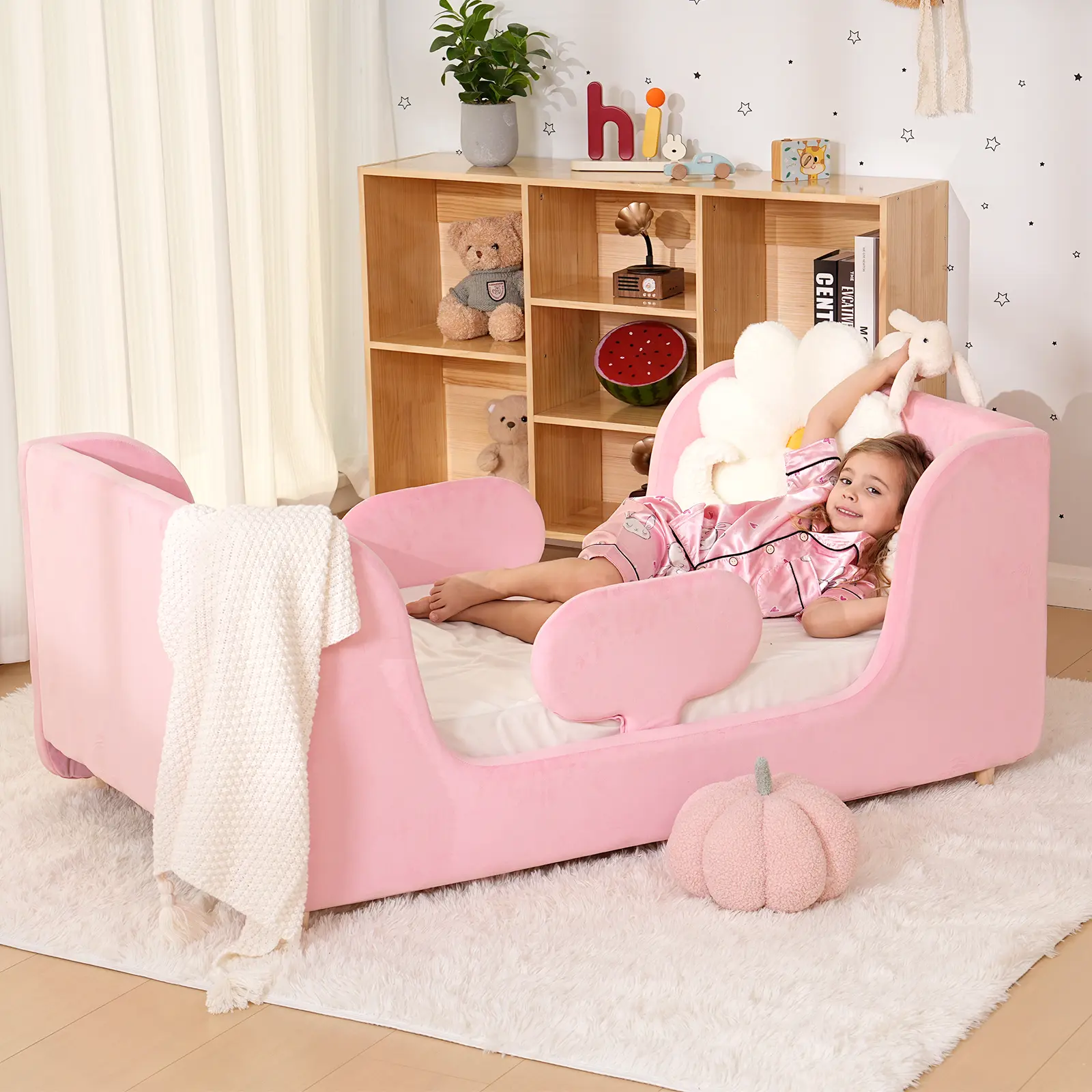 Pink w/detachable Guardrail