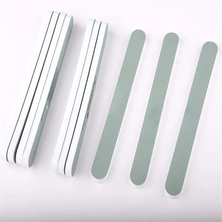 10pcs Double Sided Nail File 600/3000 Grit Natural Nails Polisher Fingernail Buffer Buffing File Professional Manicure Tool