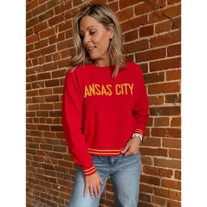 **EXCLUSIVE** Kansas City Spirit Sweater, Red
